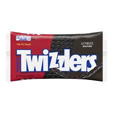 TWIZZLERS Twists Black Licorice Candy, 16 oz bag