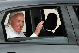 Image result for pope in fiat