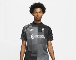 Image of Liverpool's black jersey