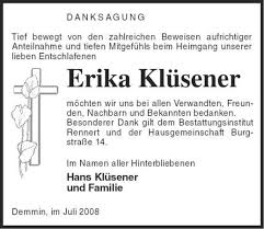 TD Erika Klüsener | Nordkurier Anzeigen
