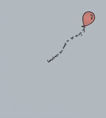art, balloon, cartoon, cute, draw - inspiring picture on Favim.com ... via Relatably.com