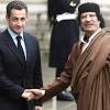 Story image for sarkozy gaddaffi from The Independent