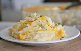 Sour Cream Cheddar Chive Mashed Potatoes