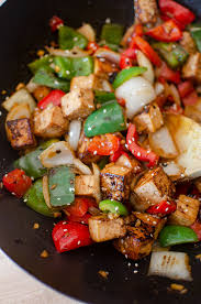 Tofu Bell Pepper Stir Fry | Living Lou