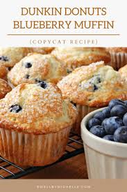 Dunkin Donuts Blueberry Muffin Copycat Recipe | Recipe | Vanilla ...