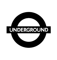 Image result for london underground logo black and white