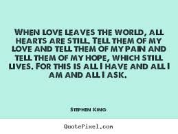 Make personalized image quote about love - When love leaves the ... via Relatably.com