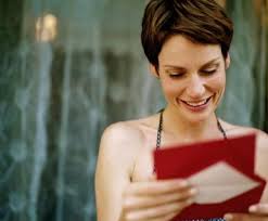 Image result for person reading a letter