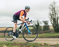 Image of Enthusiast cyclist riding long distances