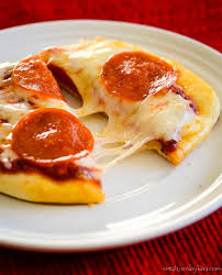Mini Pizza with Homemade Pizza Crust and Sauce - Creations by Kara