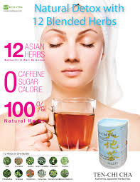 TEN-CHI CHA is caffeine free and contains zero sugar and zero calories, so you can add it to you diet without any worry about side effects! - Poster1individualoutline