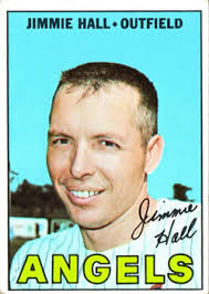 1967 Topps #432 Jimmie Hall Front - 66-432Fr
