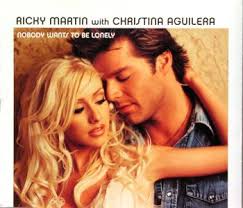 MARTIN, RICKY &amp; CHRISTINA AGUILERA - Nobody Wants To Be Lonely - CD Maxi - 19971