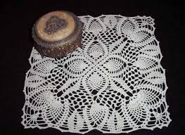 Image result for vintage crochet pineapple doily