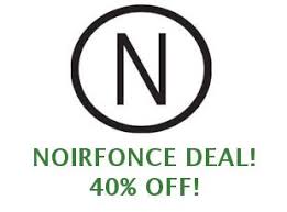 Discount code Noirfonce save up to 20% | January 2022