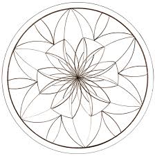 Résultat de recherche d'images pour "coloriage à imprimer mandala fleurs"
