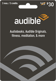 Audible $30 Gift Card AUDIBLE $30 - Best Buy