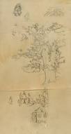 Walter Mitschke, Drawings for the”Early American” Series of Designs by H. R. ...