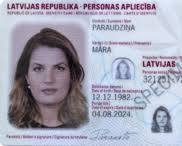 Image of Latvian identity card