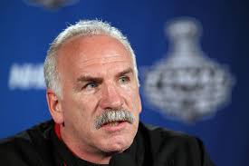 Head coach Joel Quenneville of the Chicago Blackhawks speaks to the press during media availability for the 2010 NHL Stanley Cup Finals at the ... - Stanley%2BCup%2BFinal%2BMedia%2BAvailability%2B8RVLdoznWyul