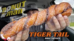 The Donut Man® Tiger Tail Donut Review! | West Coast Series ...