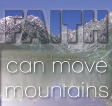 Bildresultat för believe and move the mountain
