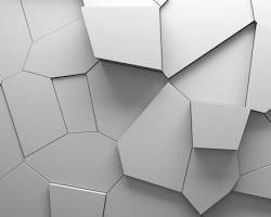 Image of Regular 3D geometric wallpaper