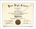 high school diploma