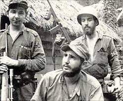Fidel Castro mit Kampfgefährten