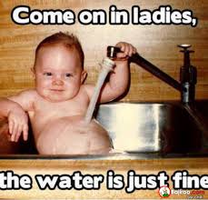 sink-baby-bath-funny-baby-memes-pics.png via Relatably.com