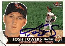Josh Towers Autograph on a 2001 Fleer Tradition (#478) - josh_towers_autograph