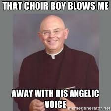 That choir boy blows me Away with his angelic vOice - The Non ... via Relatably.com