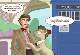 Image result for photos of dr whooves and dr who actors