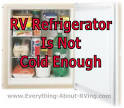 Rv refrigerator not cooling in bottom