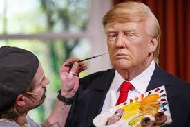 Image result for trump waxwork + images
