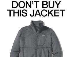 Image of Patagonia's Don't Buy This Jacket campaign