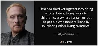 Geoffrey Giuliano quote: I brainwashed youngsters into doing wrong ... via Relatably.com