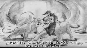 Image result for Scar and Nala storyboard