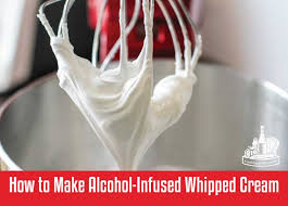 How to Make Alcohol-Infused Whipped Cream - Cooking With Spirits