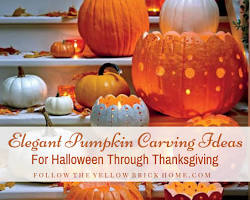 Pumpkin Carving Contest Thanksgiving party idea