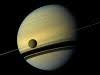 Saturn and its Largest Moon Reflect Their True Colors - NASA
