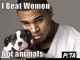 Chris Brown helping PETA - Imgur via Relatably.com