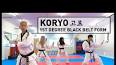 Video for taekwondo black belt forms koryo