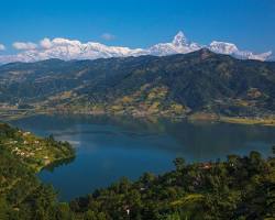 Image of Phewa Lake Pokhara Nepal