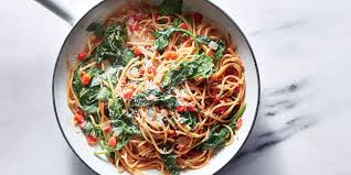 One-Pot Pasta with Spinach and Tomatoes Recipe | MyRecipes