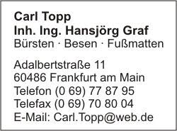 Topp Inh. Ing. Hansjörg Graf, Carl in Frankfurt am Main - Bürsten ... - 105306