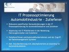 Prozessoptimierung in VW Logistikzentren -