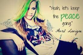 Avril Lavigne Quotes And Sayings. QuotesGram via Relatably.com