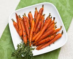 Image result for Ginger & orange-glazed baby carrots