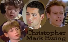 Christopher Ewing: Eric Farlow, Joshua Harris, Chris Demetral, Jesse Metcalfe Lucas Krebbs: unknown as infant, (born on 3/15/1987 episode of Dallas, S. 9, - Christopher-Mark-Ewing
